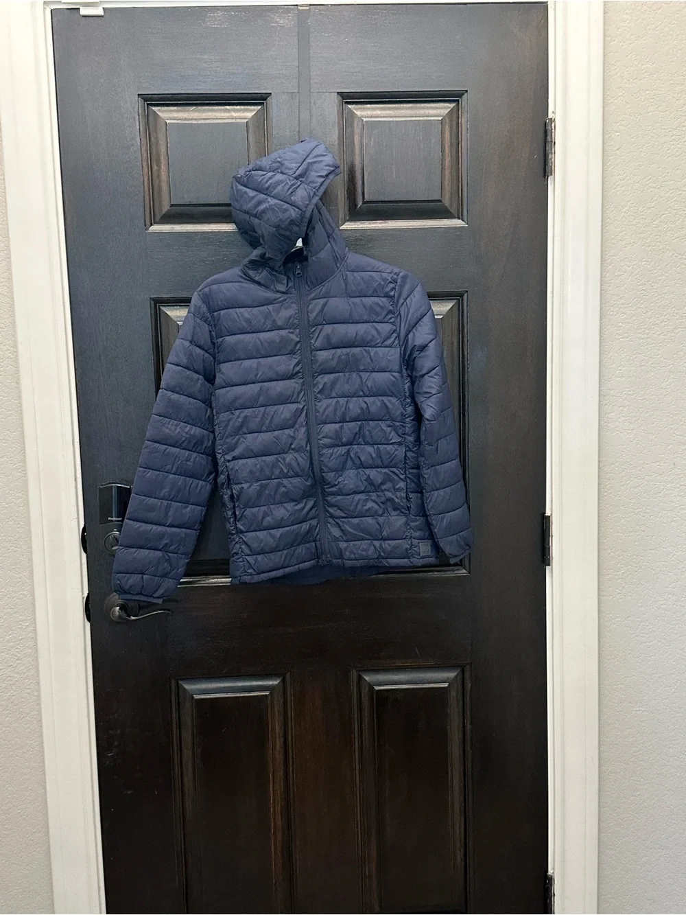 GAP Boys Navy Quilted Hooded Puffer Jacket XL